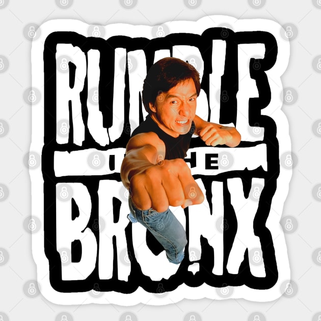 Vintage Movie Rumble In The Bronx Sticker by Starseeker